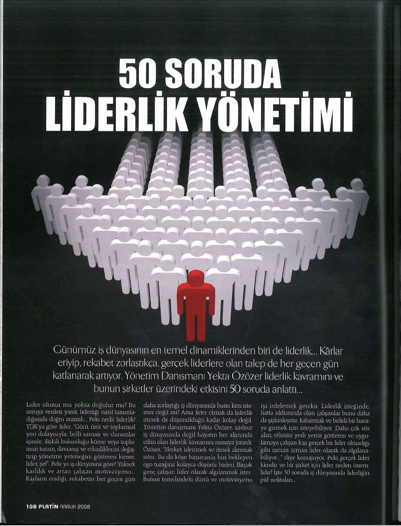 50 Soruda Liderlik Yönetimi